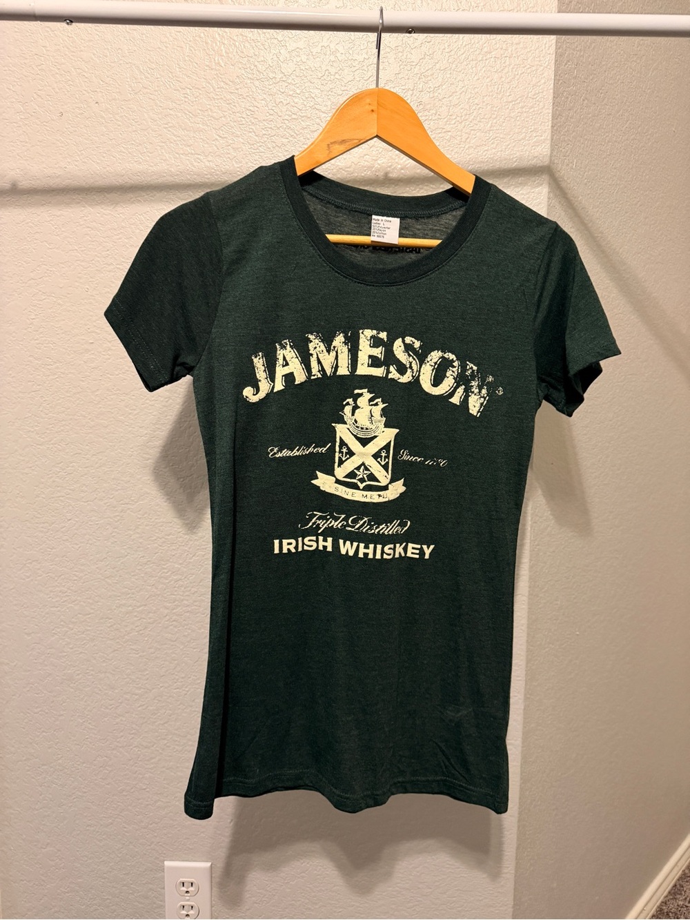 Women's Jameson Dark Green Graphic Tee